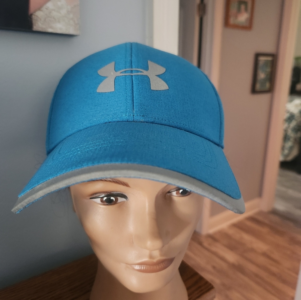 Nwot Under Armour Flash 2.0 Blue Cap size One Size Fits Most - Picture 3 of 6